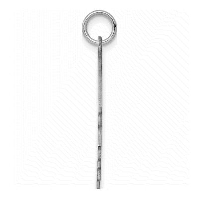 Sterling Silver Boy Disc Charm – view 2