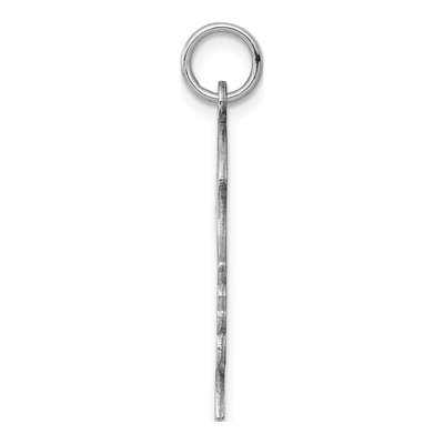 Sterling Silver Girl Disc Pendant – view 2