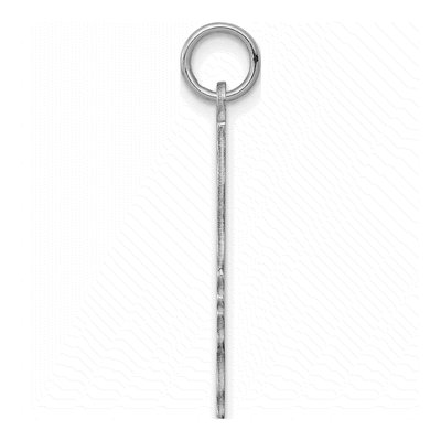 Sterling Silver Boy Disc Pendant – view 2