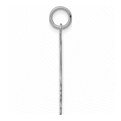 Sterling Silver Girl Disc Charm – view 3
