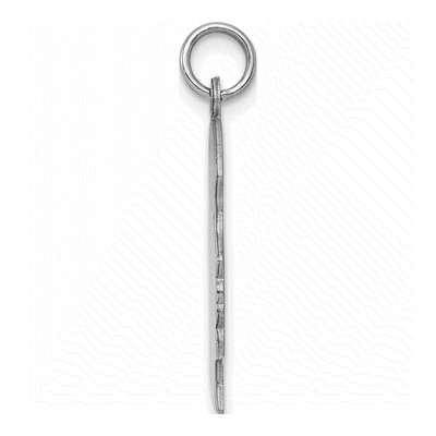 Sterling Silver Girl Disc Pendant – view 2