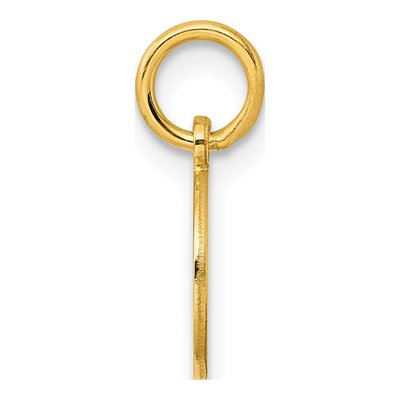 Gold-Plated Sterling Silver Round Disc Charm – view 2