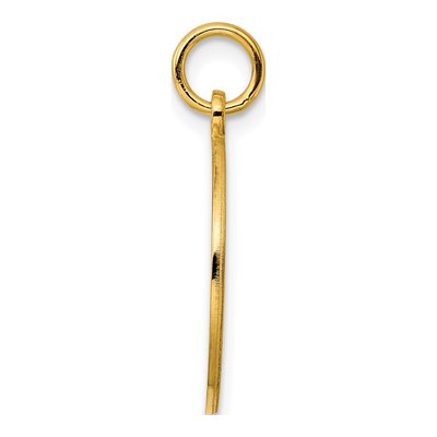 Gold-Plated Sterling Silver Round Disc Charm – view 3