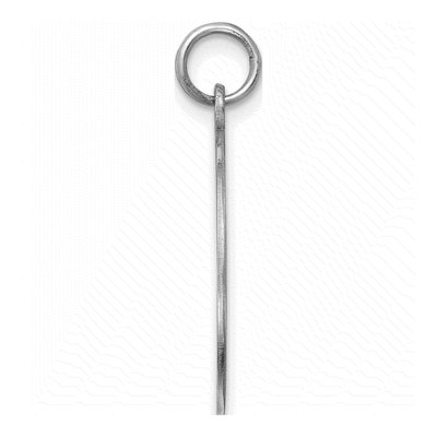 Sterling Silver Round Disc Charm – view 3