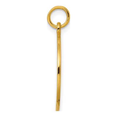 Gold-Plated Sterling Silver Round Disc Charm – view 3