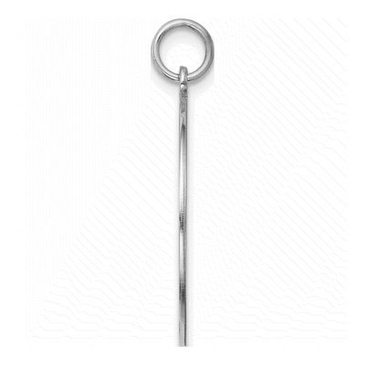Sterling Silver Round Disc Charm – view 3