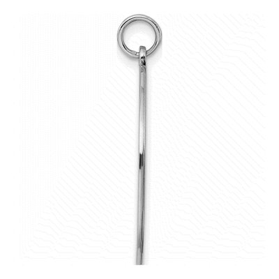 Sterling Silver Round Disc Charm – view 4