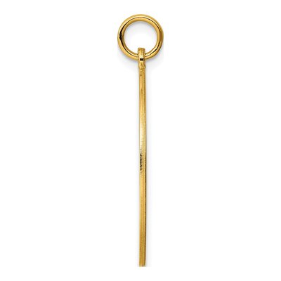 Gold-Plated Sterling Silver Round Disc Charm – view 2