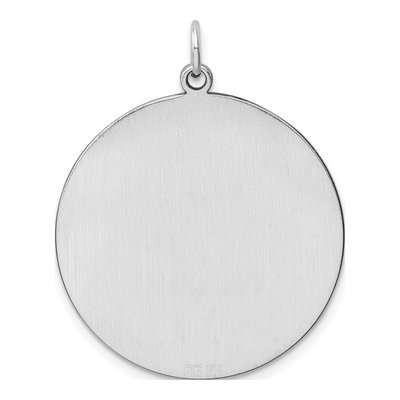 Sterling Silver Round Disc Charm – view 5