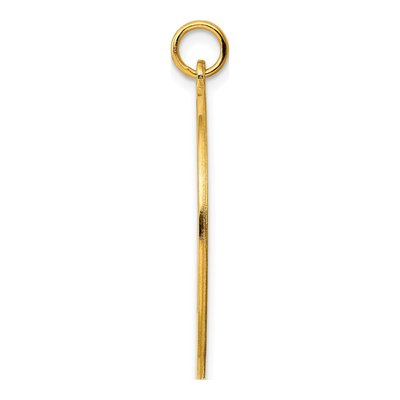 Gold-Plated Sterling Silver Round Disc Charm – view 2