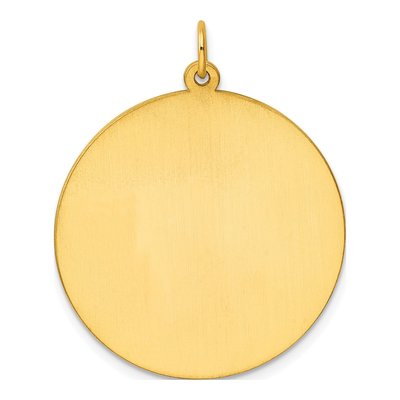Gold-Plated Sterling Silver Round Disc Charm – view 4