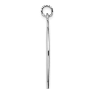 Sterling Silver Round Disc Charm – view 3