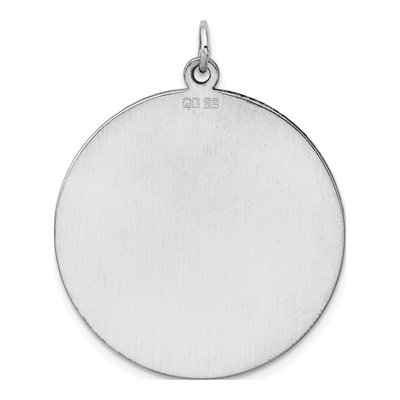 Sterling Silver Round Disc Charm – view 5
