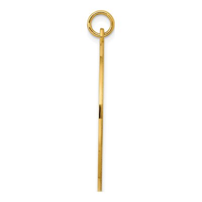 Gold-Plated Sterling Silver Round Disc Charm – view 2