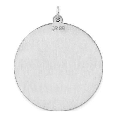 Sterling Silver Round Disc Charm – view 4