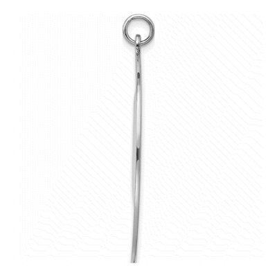 Sterling Silver Round Disc Charm – view 3