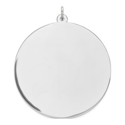 Sterling Silver Round Disc Charm