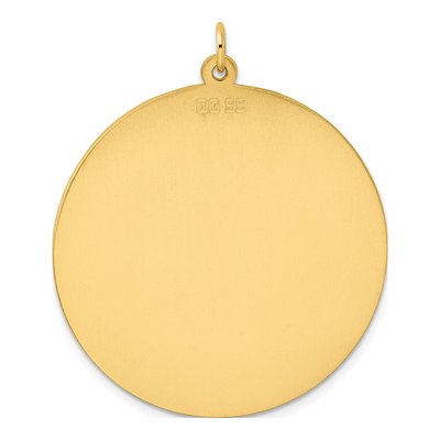 Gold-Plated Sterling Silver Round Disc Charm – view 4