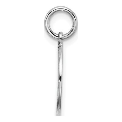 Sterling Silver Round Disc Charm – view 3