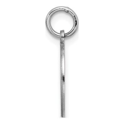 Sterling Silver Round Disc Charm – view 2