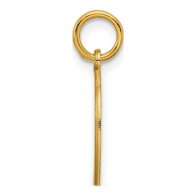 Gold-Plated Sterling Silver Round Disc Charm – view 2