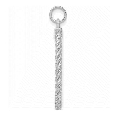 Sterling Silver Round Disc Pendant – view 3
