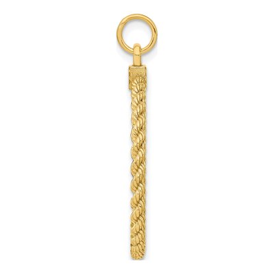 Gold-Plated Sterling Silver Disc Pendant – view 2