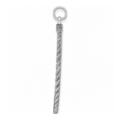 Sterling Silver Round Disc Pendant – view 2