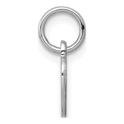 Sterling Silver Heart Disc Charm – view 3
