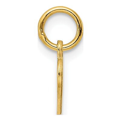 Gold-Plated Sterling Silver Heart Disc Charm – view 3