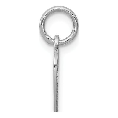 Sterling Silver Heart Disc Charm – view 3