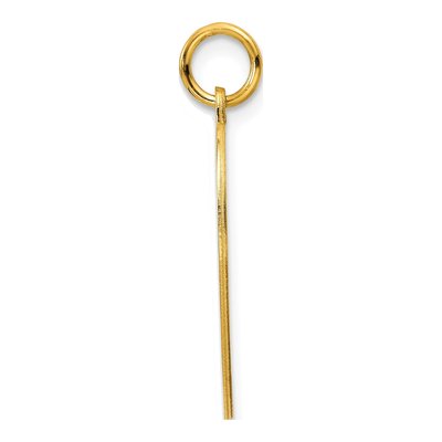 Gold-Plated Sterling Silver Heart Disc Charm – view 2