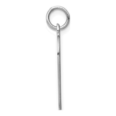 Sterling Silver Heart Disc Charm – view 3