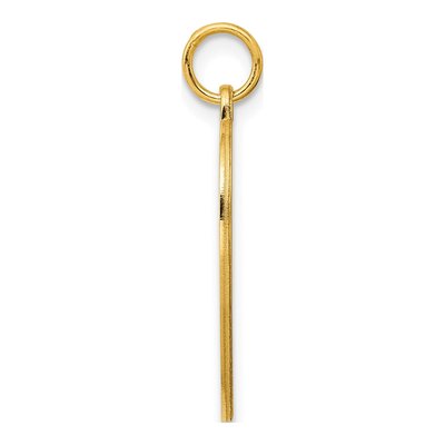 Gold-Plated Sterling Silver Heart Disc Charm – view 3