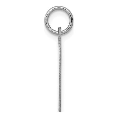 Sterling Silver Heart Disc Charm – view 3