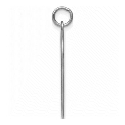 Sterling Silver Heart Disc Charm – view 3