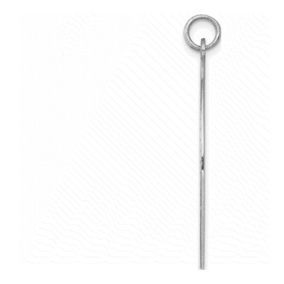 Sterling Silver Round Disc Charm – view 3