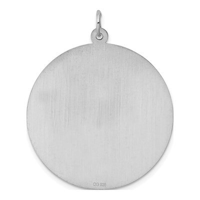 Sterling Silver Round Disc Charm – view 5