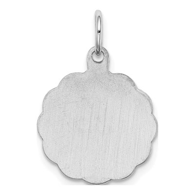 Sterling Silver Disc Pendant – view 5