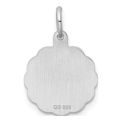 Sterling Silver Disc Pendant – view 5