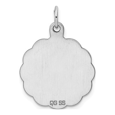 Sterling Silver Disc Charm – view 4
