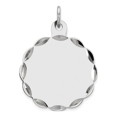 Sterling Silver Disc Charm
