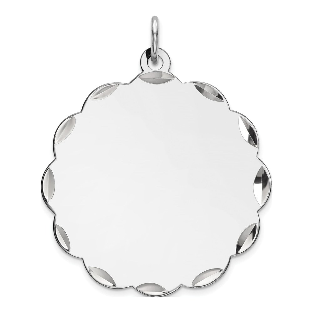 Sterling Silver Disc Pendant