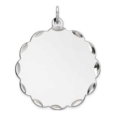 Sterling Silver Disc Pendant