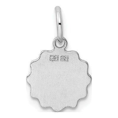 Sterling Silver Disc Pendant – view 5