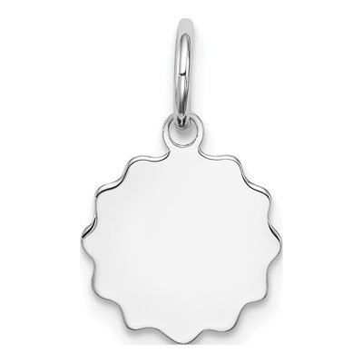 Sterling Silver Disc Pendant