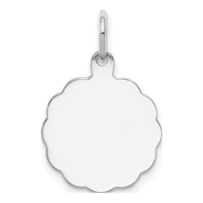 Sterling Silver Disc Pendant