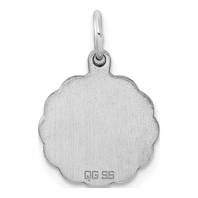 Sterling Silver Disc Pendant – view 4