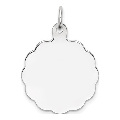 Sterling Silver Disc Charm