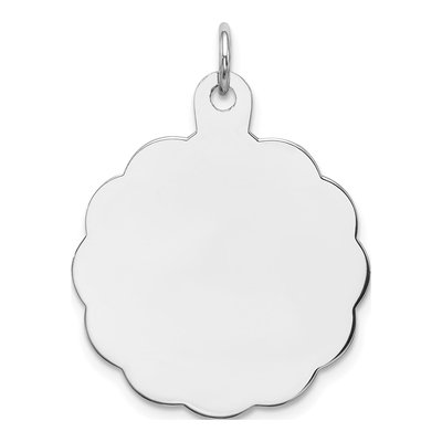 Sterling Silver Disc Pendant